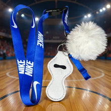 Load image into Gallery viewer, Blue Nike Lanyard Set