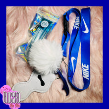 Load image into Gallery viewer, Blue Nike Lanyard Set