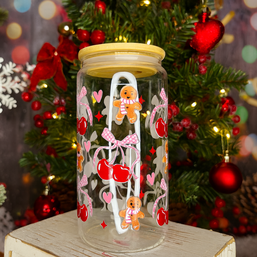 Snowman & Cherry bows