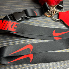 Load image into Gallery viewer, Black &amp; Red Nike Lanyard

