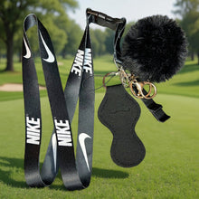 Load image into Gallery viewer, Black Nike Lanyard Set
